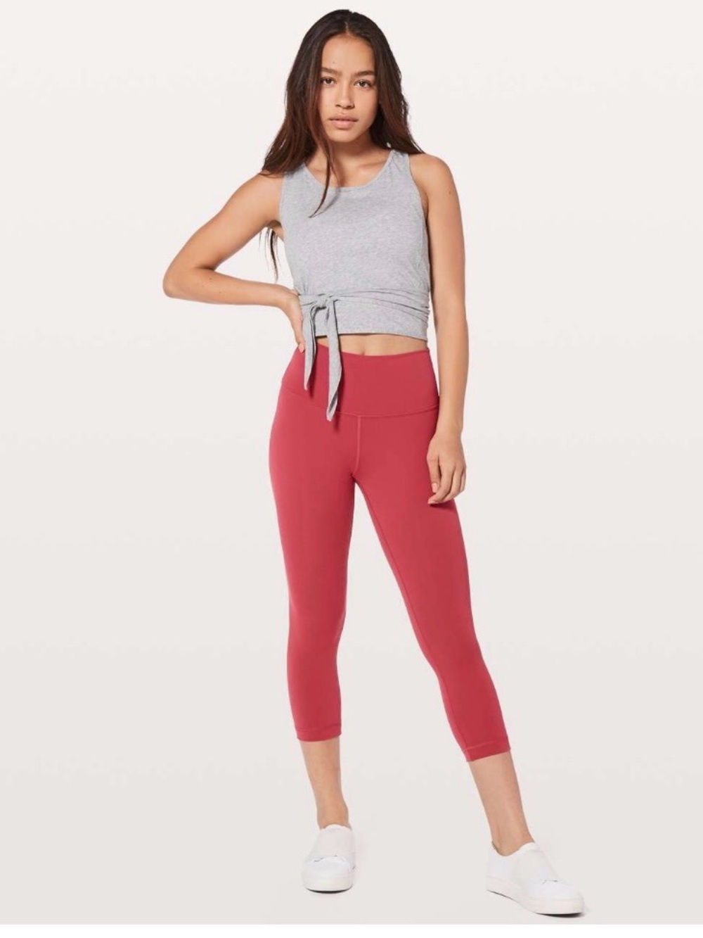 Lululemon Wunder Under High Rise Crop Sz 8